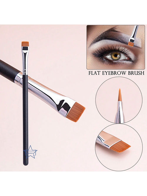 1pc Flat Concealer Brush, Thin And Precise, Perfect For Applying Foundation And Concealer, Makeup Tool,Foundation Brush,Concealer Brush,Blush Brush,Contour Brush,Blush Brush,Bronzer Brush,Powder Brush