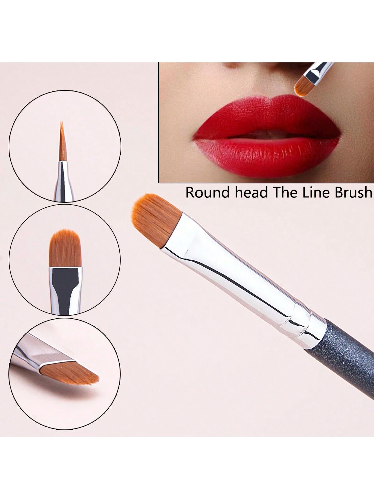 1pc Flat Concealer Brush, Thin And Precise, Perfect For Applying Foundation And Concealer, Makeup Tool,Foundation Brush,Concealer Brush,Blush Brush,Contour Brush,Blush Brush,Bronzer Brush,Powder Brush