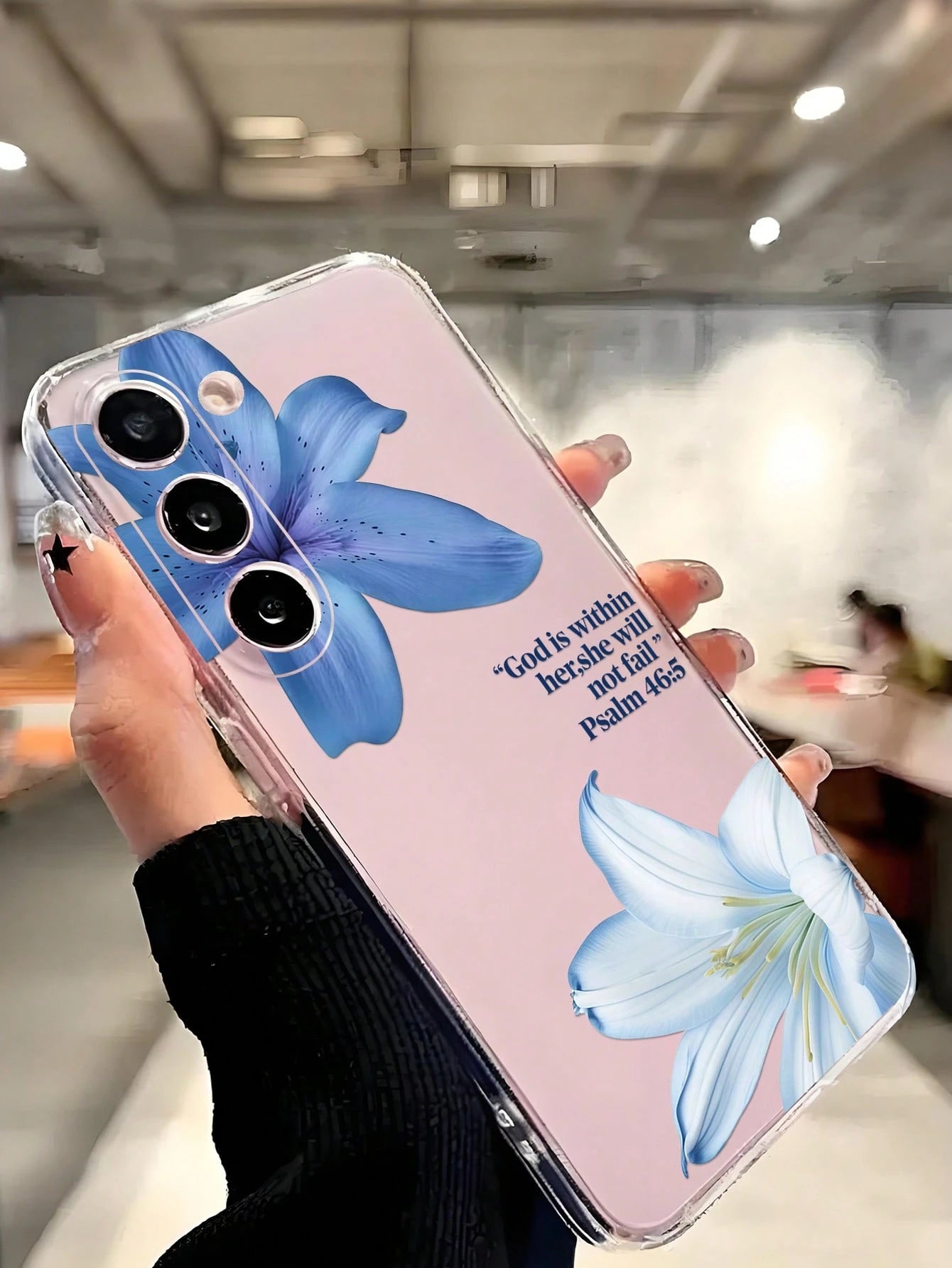 1pc Floral Slogan Soft Phone Case, Compatible With Huawei Honor, Compatible With Redmi, Compatible With Galaxy A04e/12/A13/A14/A34/A50/A52/A53/A54/S21/S22/S23/S24/S25/S25Ultra, 6A/7A/8A, 12T/13T,Inter