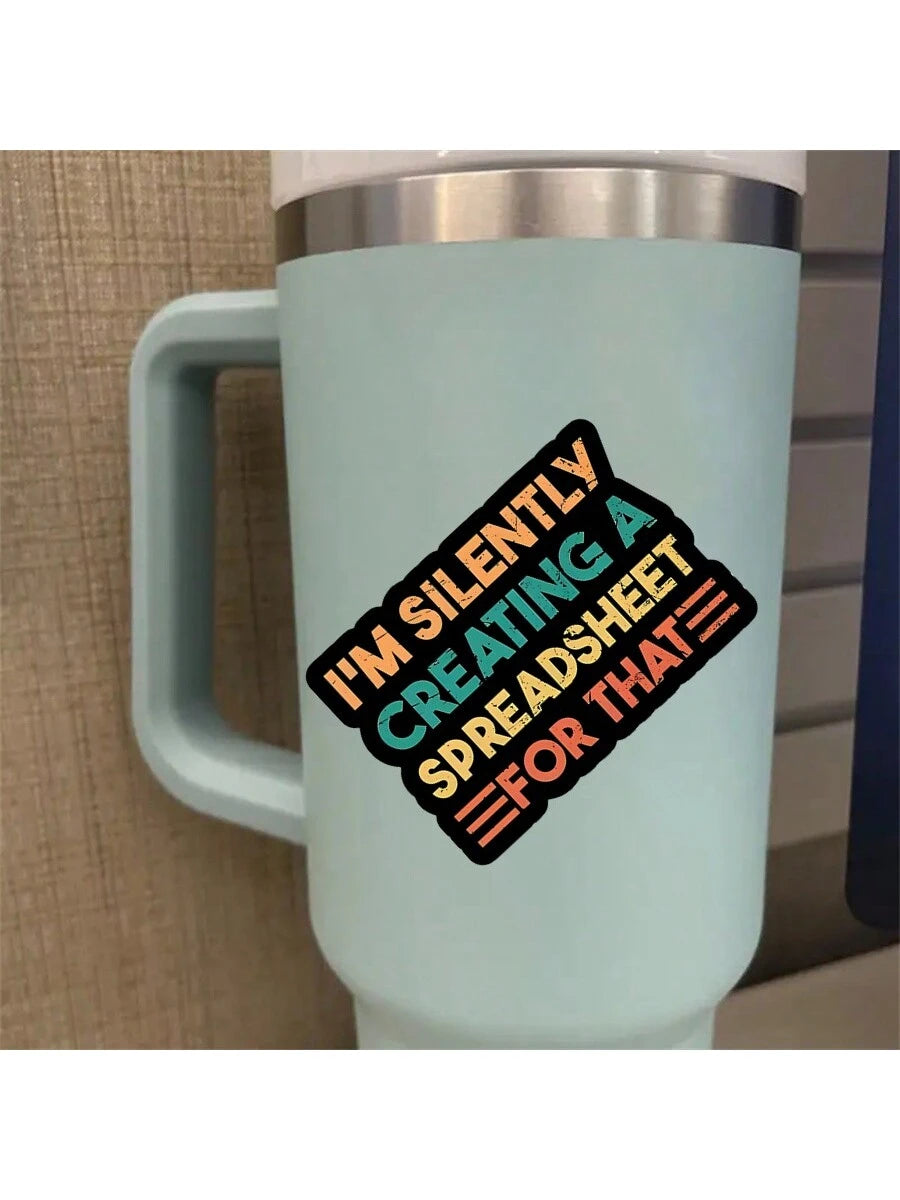 1PC, Funny 3 Inch Removable Outdoor Waterproof Vinyl Creative Gift Stickers.