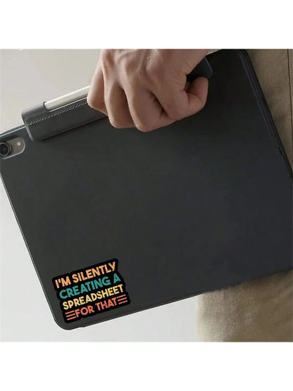 1PC, Funny 3 Inch Removable Outdoor Waterproof Vinyl Creative Gift Stickers.