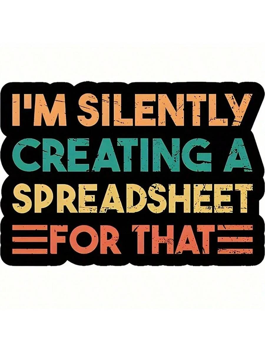 1PC, Funny 3 Inch Removable Outdoor Waterproof Vinyl Creative Gift Stickers.