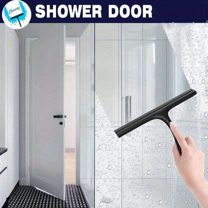 1pc Household Silicone Squeegee, All-Purpose Streak-Free Shower Squeegee For Glass Doors, Bathroom Windows, Bathroom Mirrors, Kitchen Mirror, Tiles, Shower Door And Car Windows, Handheld Glass Wiper