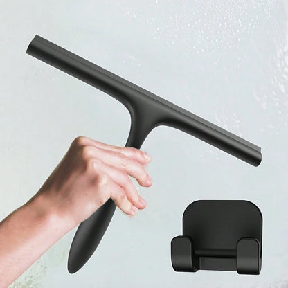 1pc Household Silicone Squeegee, All-Purpose Streak-Free Shower Squeegee For Glass Doors, Bathroom Windows, Bathroom Mirrors, Kitchen Mirror, Tiles, Shower Door And Car Windows, Handheld Glass Wiper