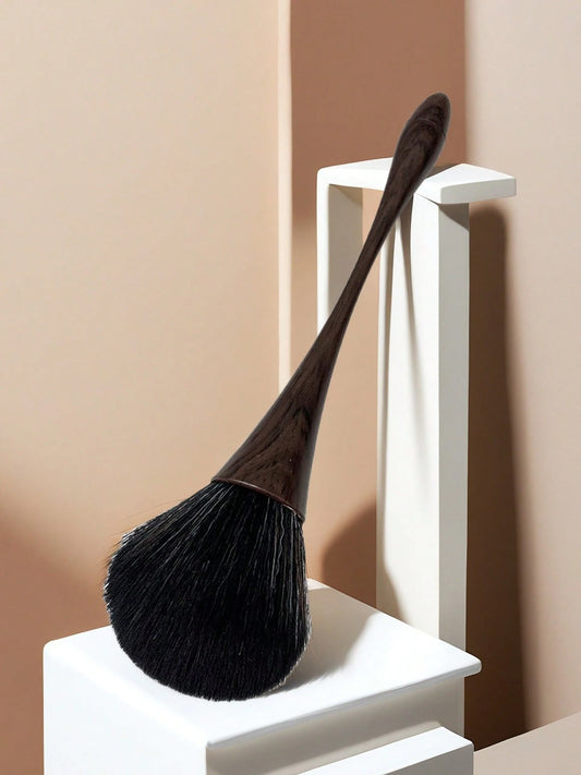 1Pc [Imitation Wood Color] And Peach Pink Color Nail Dusting Brush For Nails Dust Collector Brush Blush Brush Boose Powder Brush Makeup Brush Acrylic Nail Tools Dust Brushes For Nails