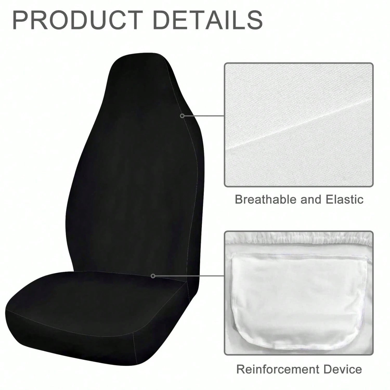 1PC Just A Girl Who Loves Pandas Car Seat Covers, Aesthetic Cute Panda Car Accessories, Unique Panda Lover Car Decor,Universal Car Seat Cushion Set,Suitable For Cars, SUVs, And Trucks,Perfect For Holi