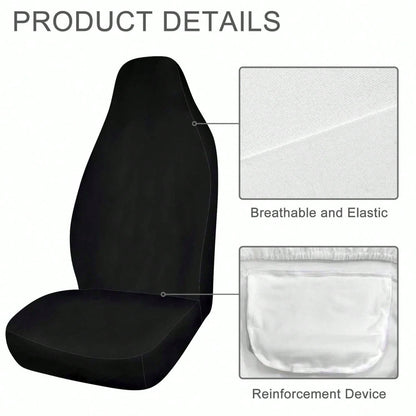 1PC Just A Girl Who Loves Pandas Car Seat Covers, Aesthetic Cute Panda Car Accessories, Unique Panda Lover Car Decor,Universal Car Seat Cushion Set,Suitable For Cars, SUVs, And Trucks,Perfect For Holi