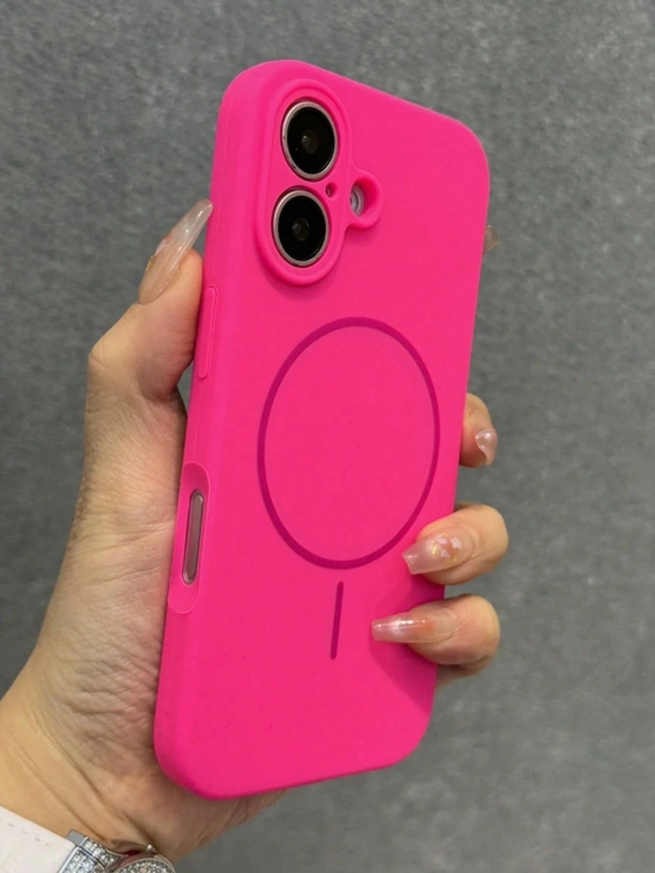 1pc Matte Liquid Silicone Minimalist Magnetic Phone Case Compatible With IPhone 17 AIR 16 15 14 13 12 Pro Max Plus, Wireless Charging Soft Silicone Back Cover