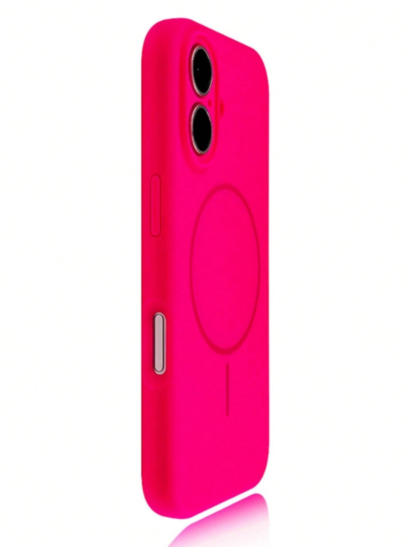 1pc Matte Liquid Silicone Minimalist Magnetic Phone Case Compatible With IPhone 17 AIR 16 15 14 13 12 Pro Max Plus, Wireless Charging Soft Silicone Back Cover