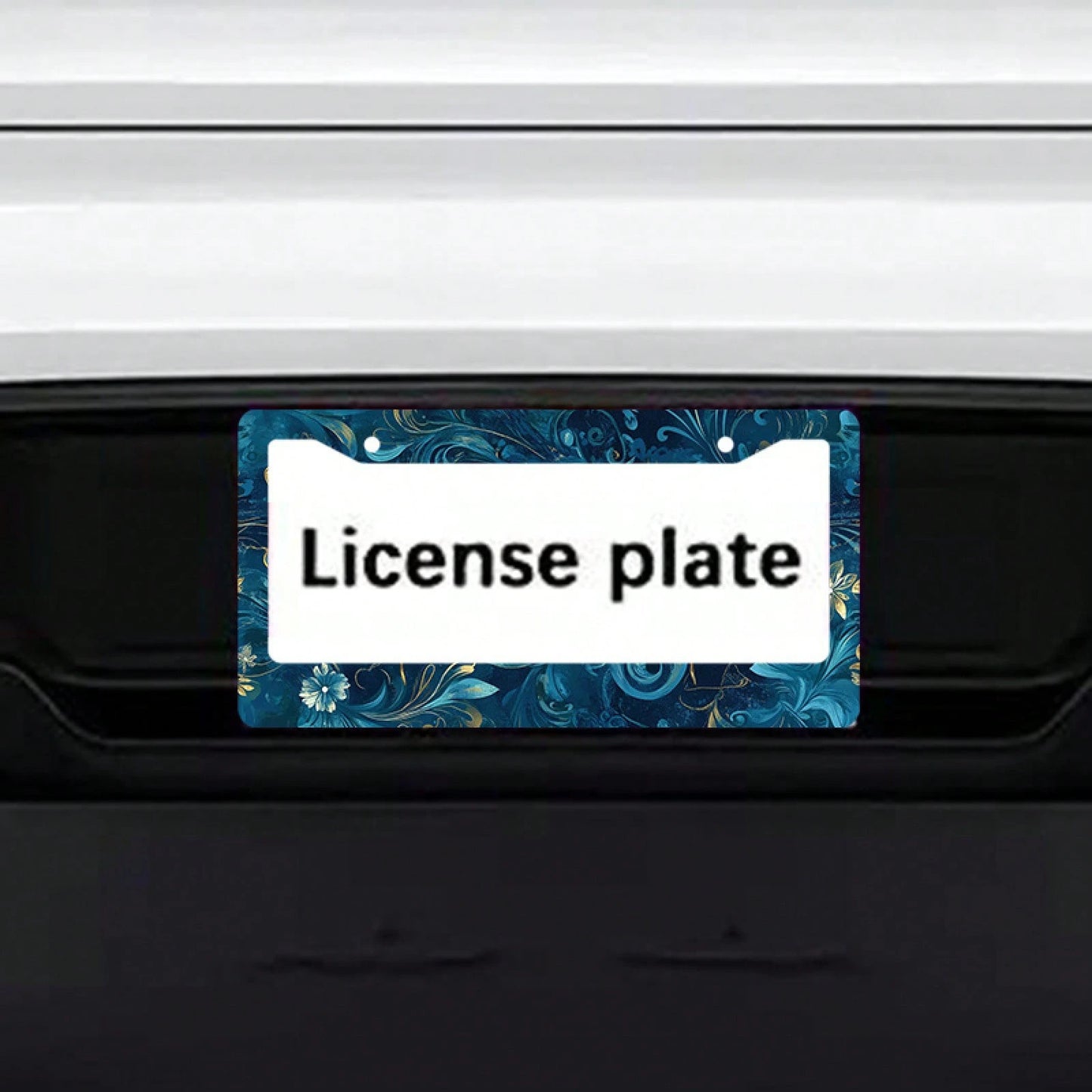 1PC Metal Frame License Plate, Dragonfly Design, Compatible With US And Many International Standards- Comes With Mounting Screws, Vehicle Decoration, Ideal Easter Gift (12X 6inch )