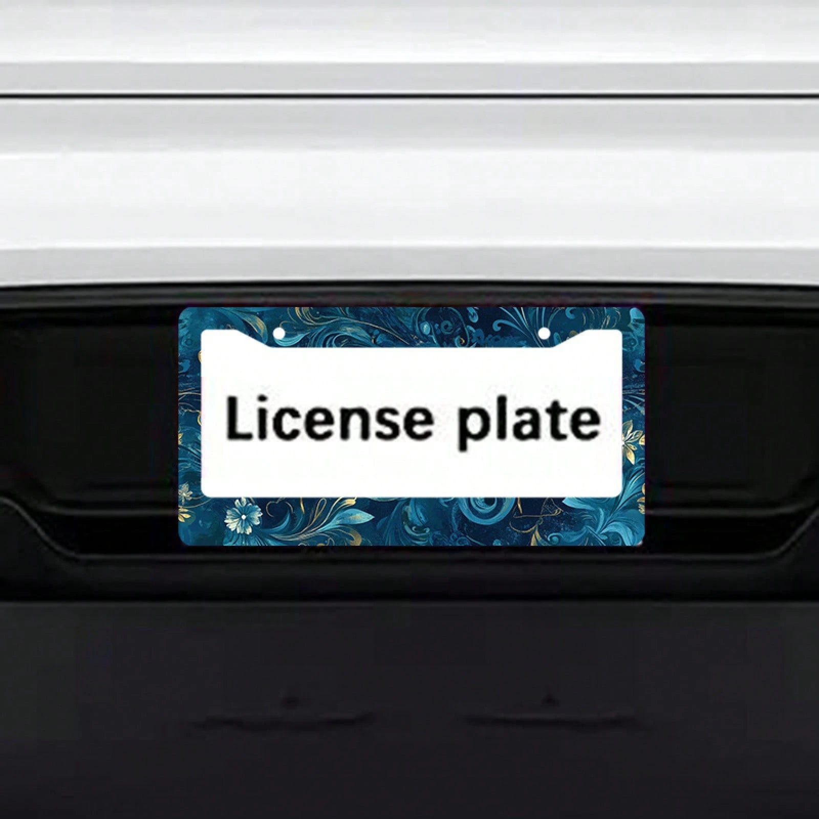 1PC Metal Frame License Plate, Dragonfly Design, Compatible With US And Many International Standards- Comes With Mounting Screws, Vehicle Decoration, Ideal Easter Gift (12X 6inch )