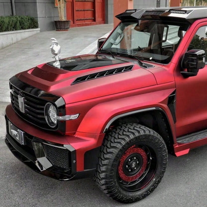 1pc Metal Romany Red Sticker Car Matte Electroplated Romany Red PET Vinyl Wrap For Car And Motorcycle, Durable Color Changing Film, Furniture Home Interior Dining Table Applicable Red Hot Random Stick