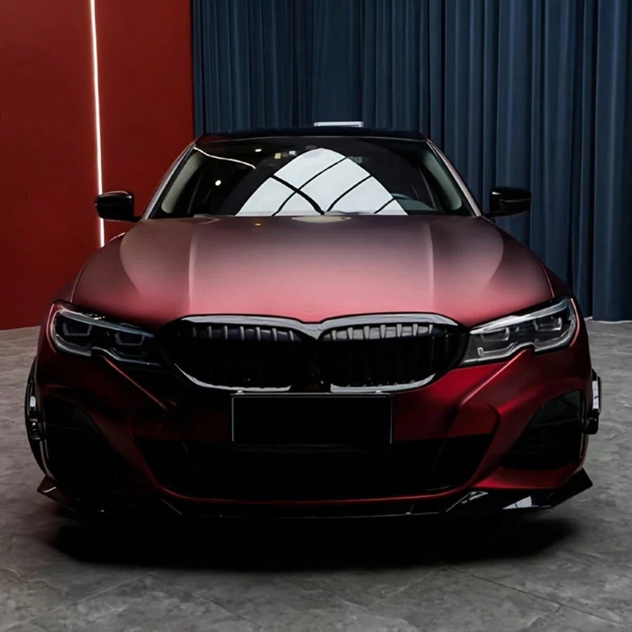 1pc Metal Romany Red Sticker Car Matte Electroplated Romany Red PET Vinyl Wrap For Car And Motorcycle, Durable Color Changing Film, Furniture Home Interior Dining Table Applicable Red Hot Random Stick