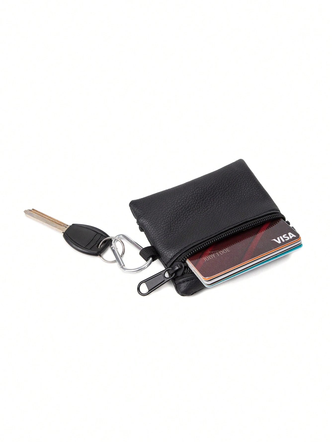 1pc Minimalist Camping Hiking Fishing Coin Purse Zippered Card Case Key Holder For Men Wallet Mini Wallet Purse Wallet Travel Wallet Coin Wallet Wallet