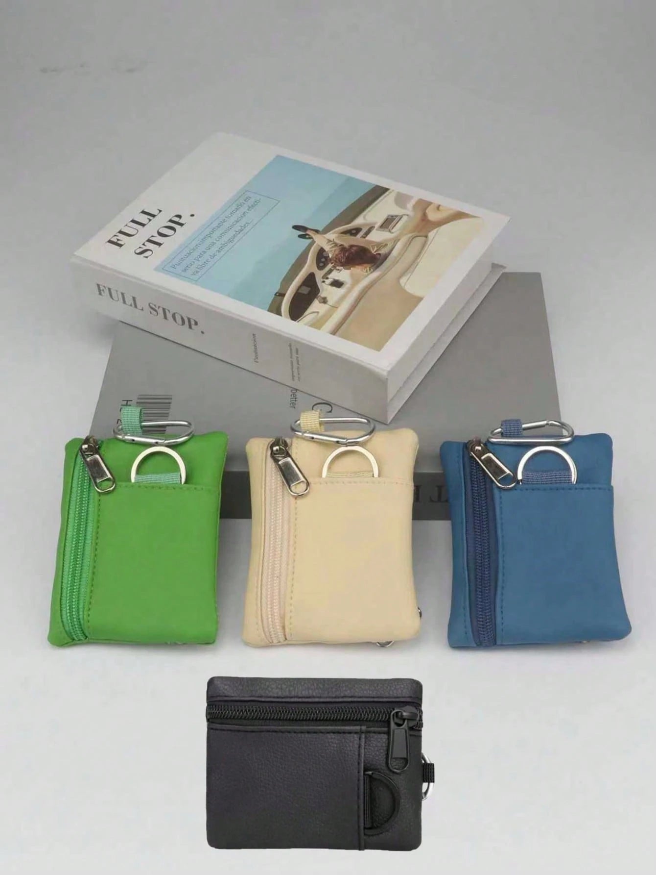 1pc Minimalist Camping Hiking Fishing Coin Purse Zippered Card Case Key Holder For Men Wallet Mini Wallet Purse Wallet Travel Wallet Coin Wallet Wallet