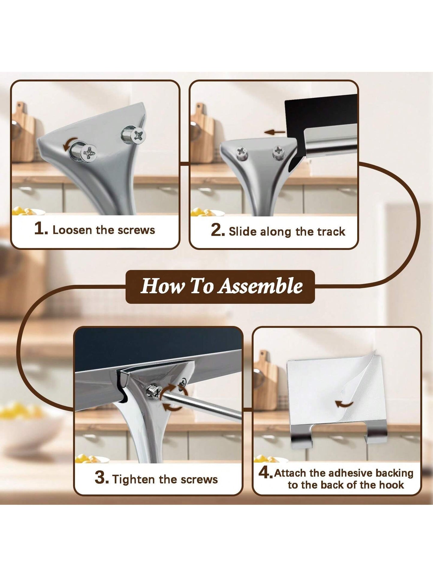 1pc Multi-Purpose Stainless Steel Shower Squeegee, Suitable For Shower Glass Doors, With Adhesive Hook, Bathroom Cleaning Tool, Home Window Mirror Squeegee, Cleaning Tile Walls, Cars, 10 Inch Home Bat