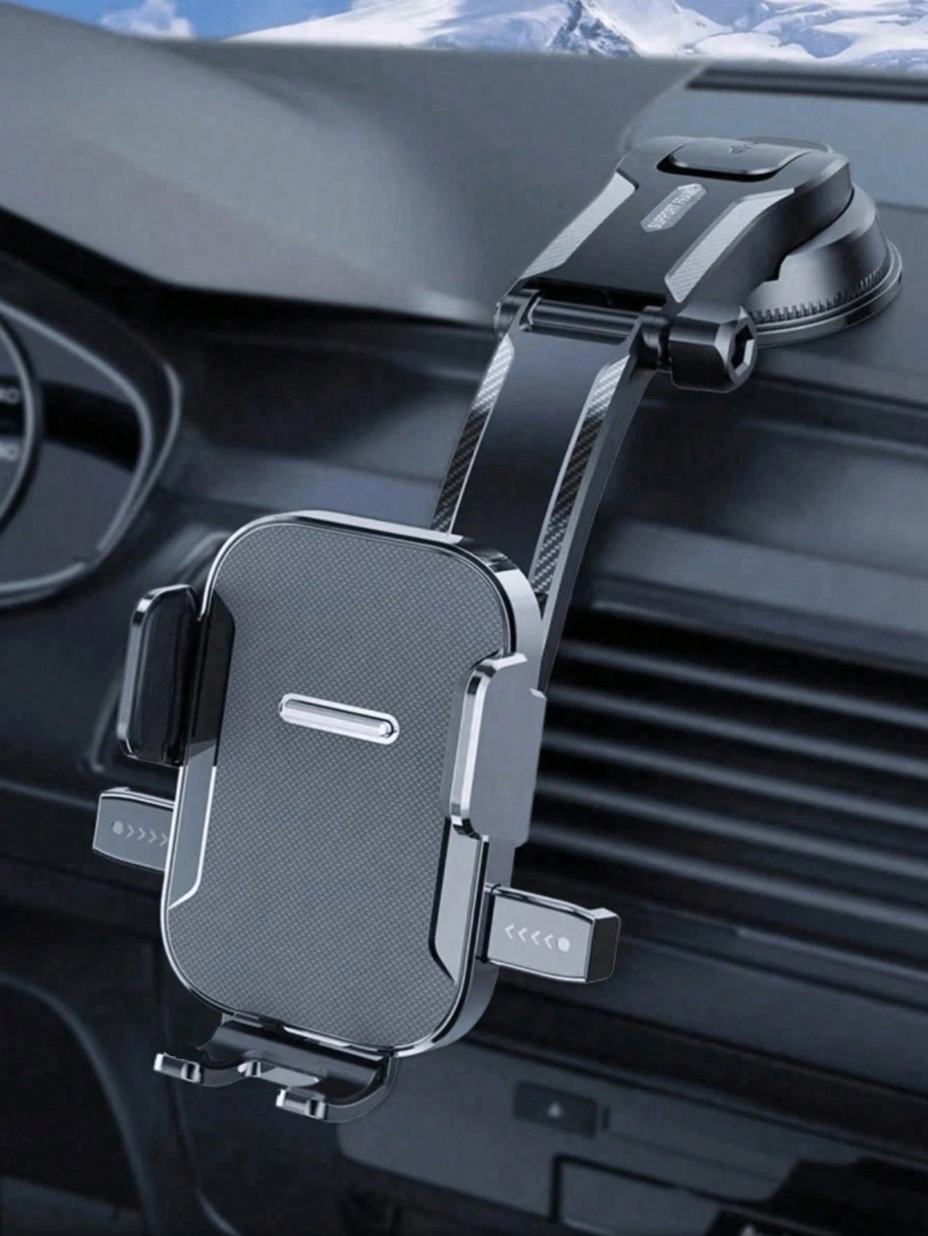 1pc New Car Air Vent Mount Phone Holder, Adjustable Navigation Bracket With Auto Lock Suction Cup Compatible With Android Phone, Gift For Birthday, Family, Friends For Summer Air Vent Phone Holder, Ca