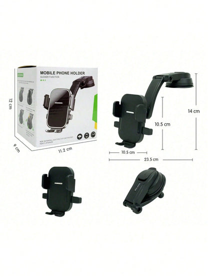 1pc New Car Air Vent Mount Phone Holder, Adjustable Navigation Bracket With Auto Lock Suction Cup Compatible With Android Phone, Gift For Birthday, Family, Friends For Summer Air Vent Phone Holder, Ca