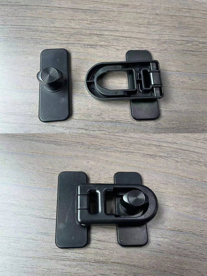 1pc Oven Door Lock, Rotary No-Drill Lock Latch, Child Safety Lock For Kitchen, Microwave Oven