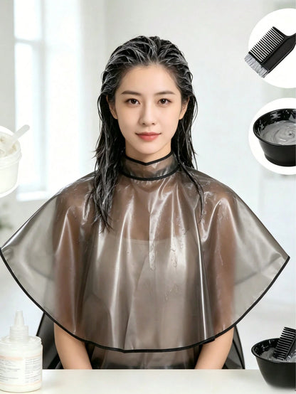 1pc Oversized Perming & Dyeing Foil Capes, Waterproof Hairdressing Accessories,Waterproof Hairdressing Cape, Suitable For Dyeing, Styling, Perming And Hair Care, Hairdressing Tools, Hair Salon Accesso