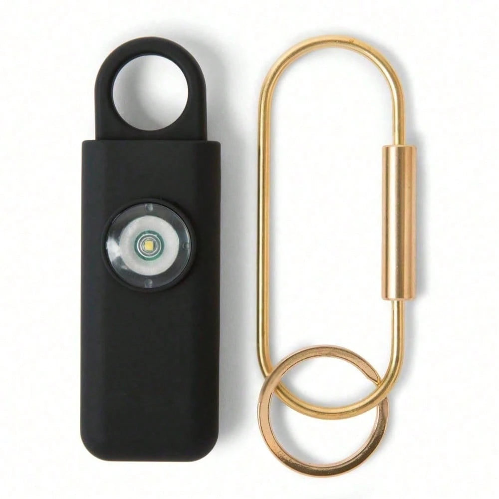 1pc Personal Safety Alarm Keychain For Women, 130dB Emergency SOS Alarm & Self Defense Alarm Keychain, Anti Assault Personal Siren Device With LED Flashing Light