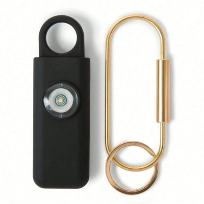 1pc Personal Safety Alarm Keychain For Women, 130dB Emergency SOS Alarm & Self Defense Alarm Keychain, Anti Assault Personal Siren Device With LED Flashing Light