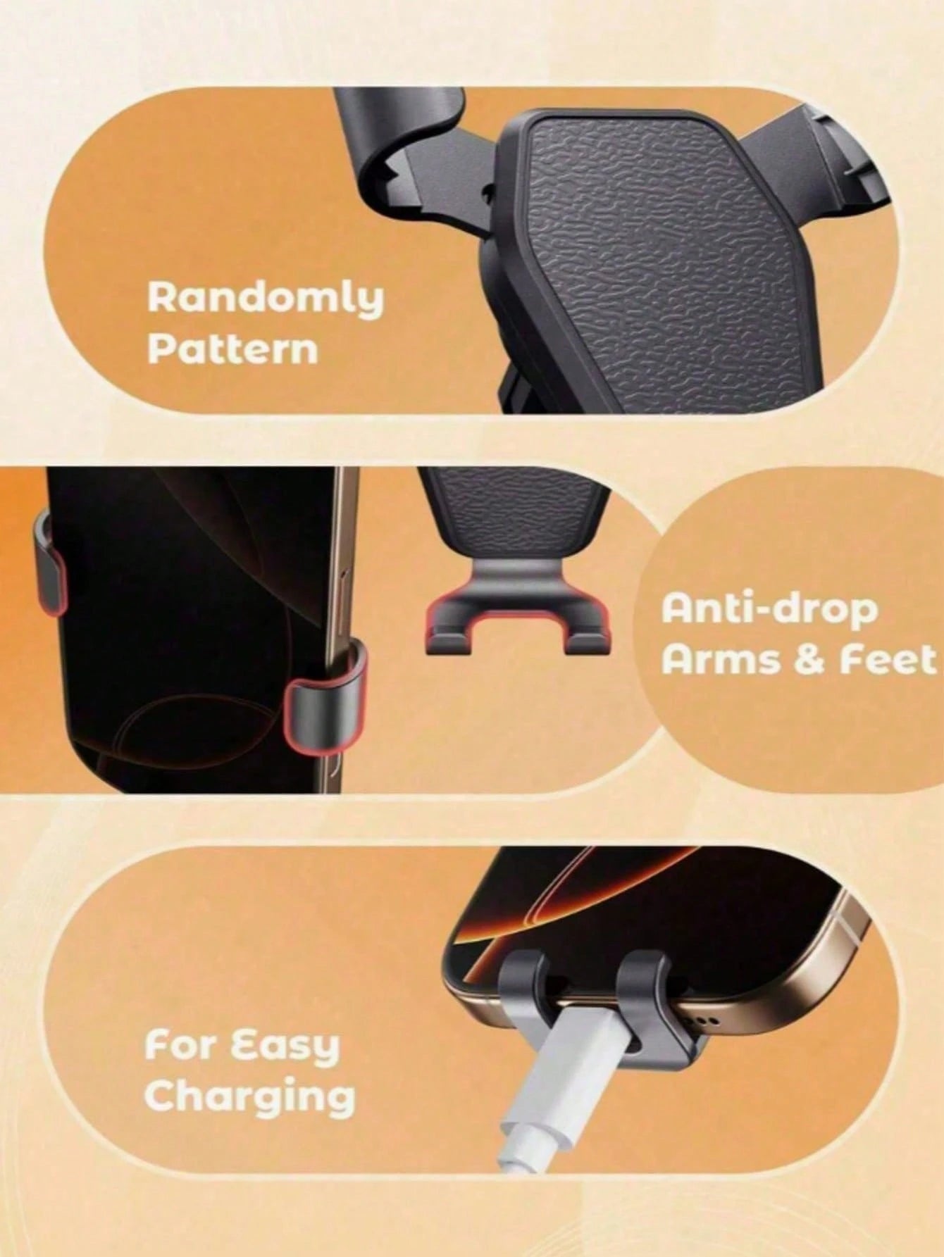 1pc Phone Car Mount/ Air Vent Multi-Function Bracket/ Car Navigation Holder/ Phone & Phone Accessories/ Car Mount/ Phone Holder/ Car Phone Mount