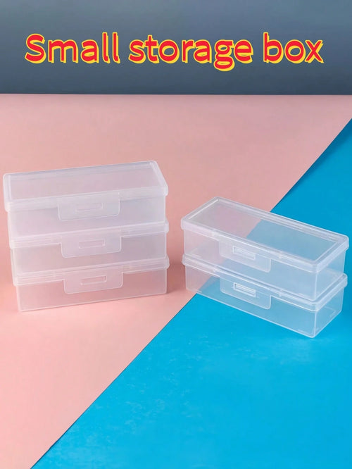 1pc Plastic Storage Box, For Storing Nails, Manicure Tools, Organizer Box, Manicure Tool Box, Suitable For Nail Products & Cosmetic Tools