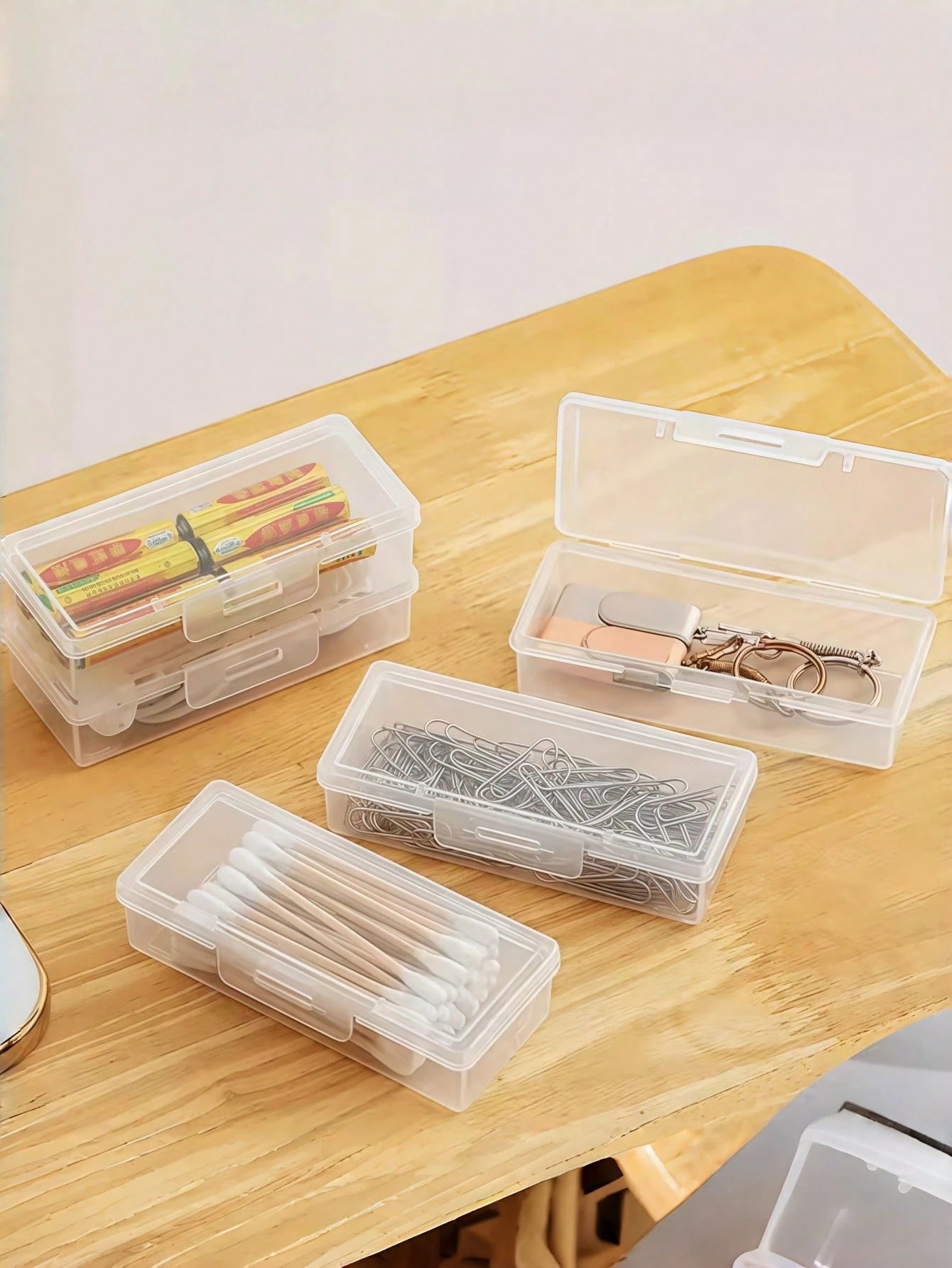1pc Plastic Storage Box, For Storing Nails, Manicure Tools, Organizer Box, Manicure Tool Box, Suitable For Nail Products & Cosmetic Tools