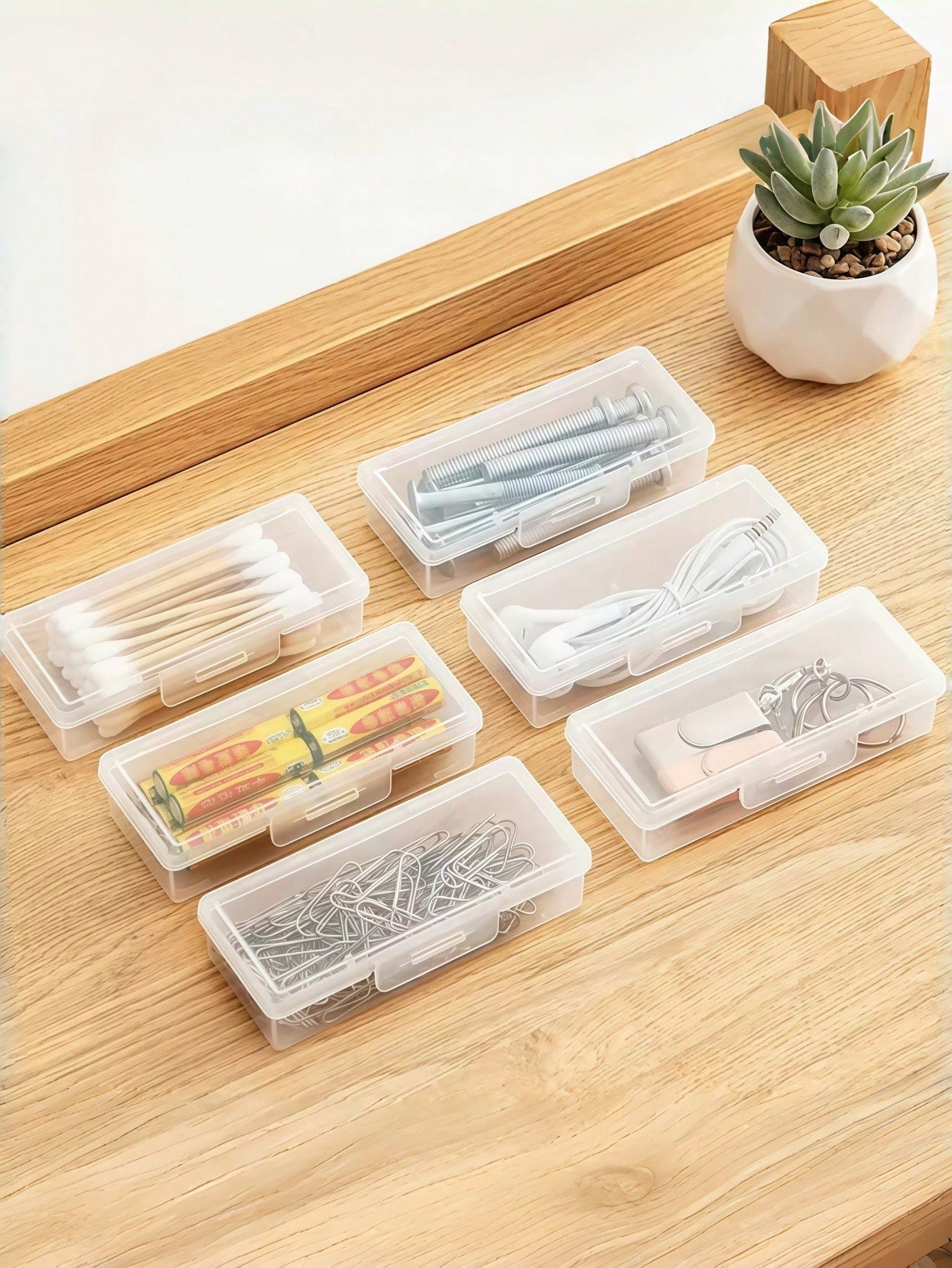 1pc Plastic Storage Box, For Storing Nails, Manicure Tools, Organizer Box, Manicure Tool Box, Suitable For Nail Products & Cosmetic Tools