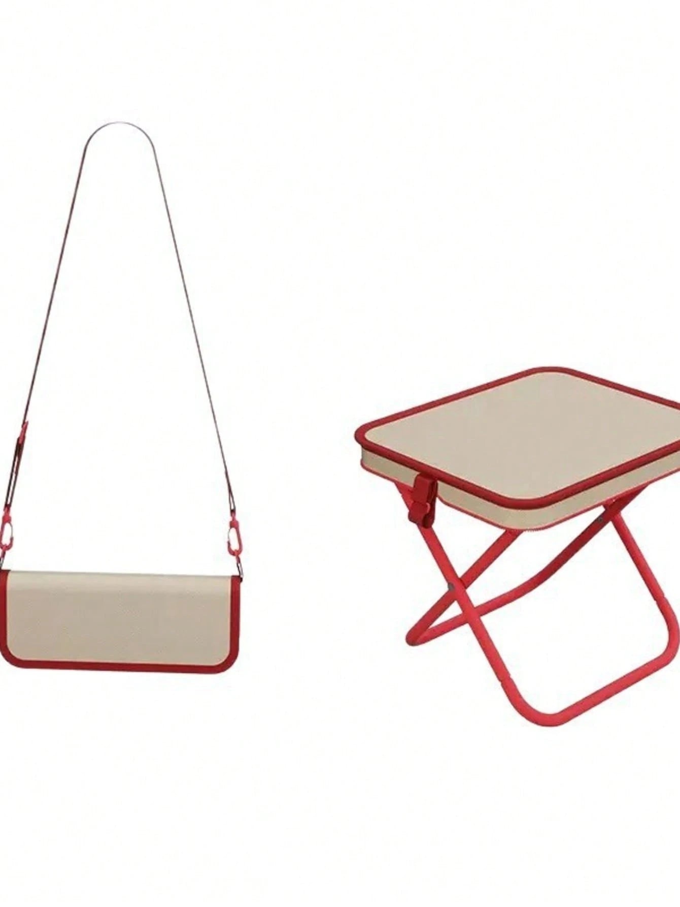 1pc Portable Folding Stool, Lightweight Foldable Outdoor Camping Fishing Stool, Suitable For High-Speed Rail Queueing, Home Shoe Changing, Art Students, Sturdy And Durable, Multiple Colors Available