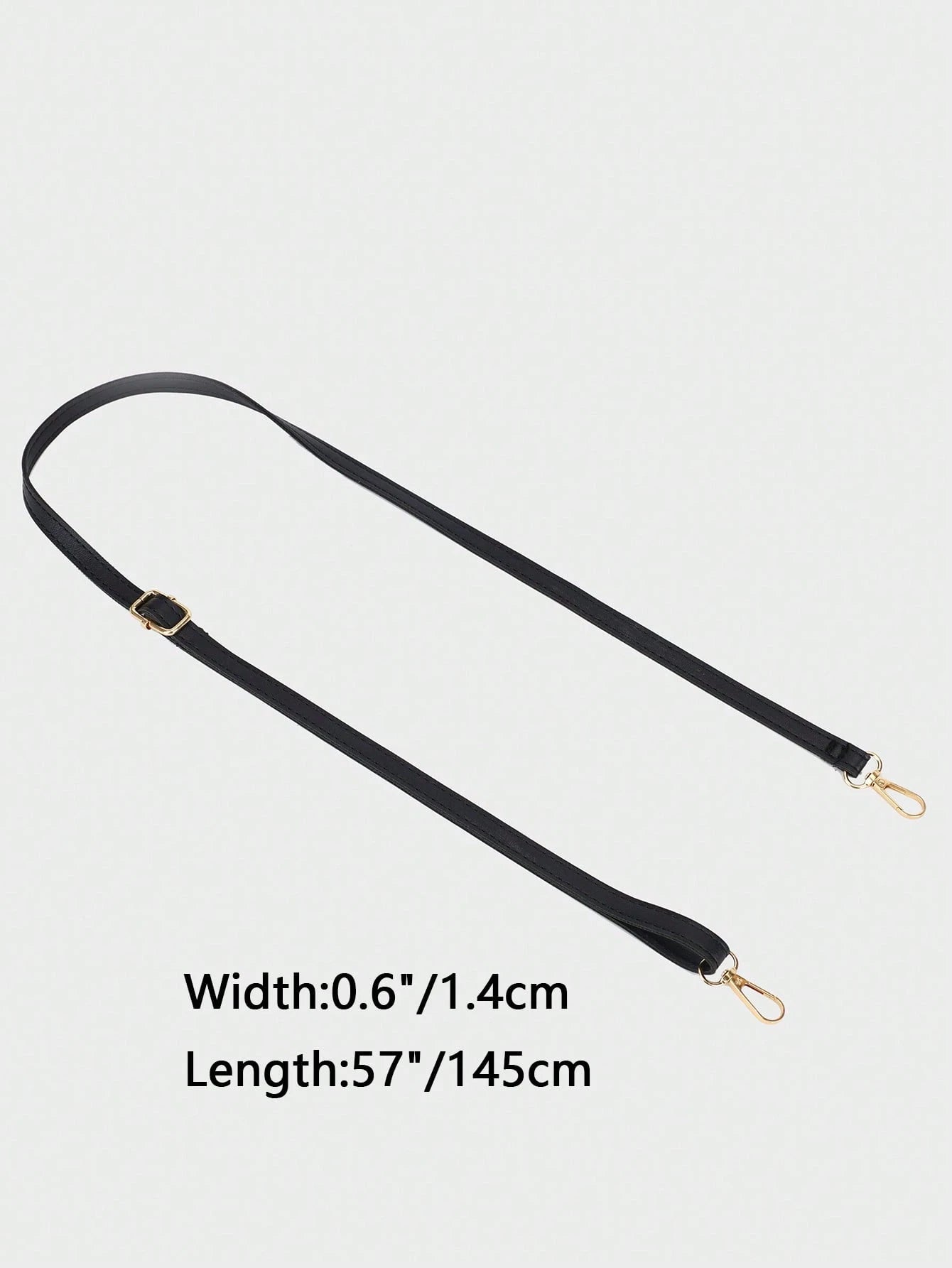 1pc PU Leather Casual Minimalist Solid Color Adjustable Bag Strap
