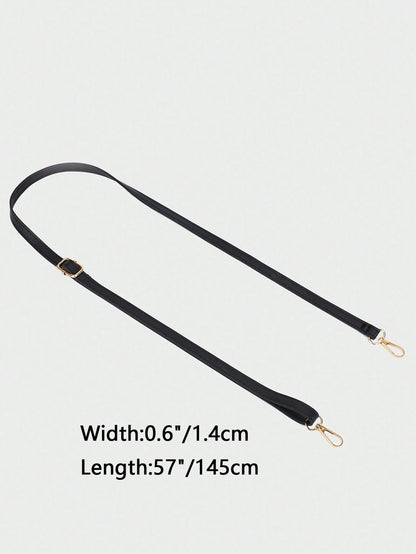 1pc PU Leather Casual Minimalist Solid Color Adjustable Bag Strap