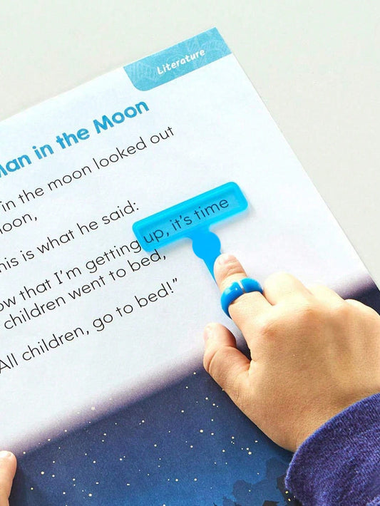 1pc Reading Support Set- Reading Guide Strip, Manual Enhancer, And Page Markers, To Improve Concentration And Comprehension For Individuals With Reading Difficulties And Attention Deficit Back To Sch