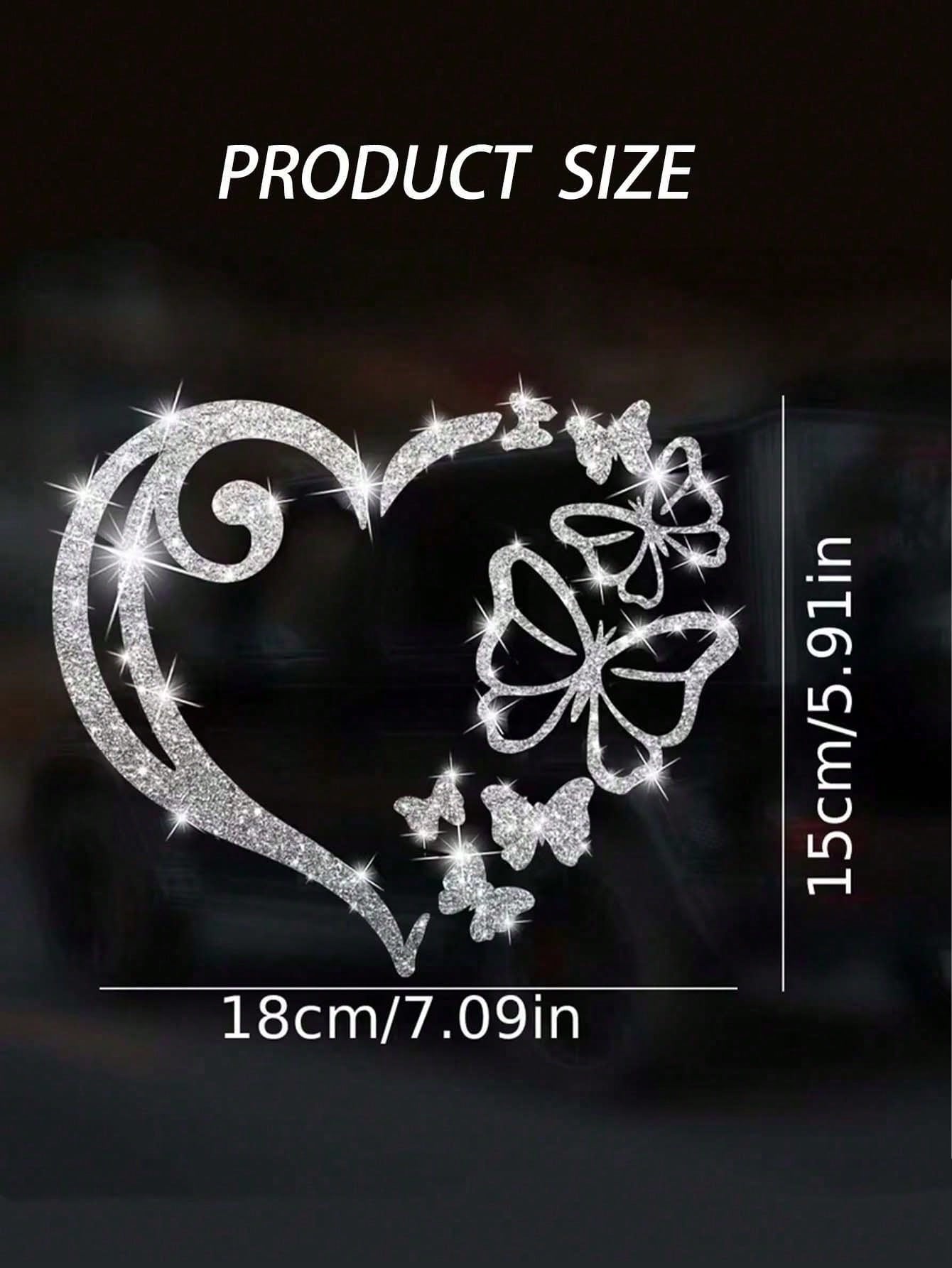 1pc Shiny Floral Car Sticker, Includes 4 Vine Pattern Designs. These Self-Adhesive Stickers Are Easy To Apply Without Residue, Suitable For Cars, Glass Surfaces, Laptops, And Plant Enthusiasts