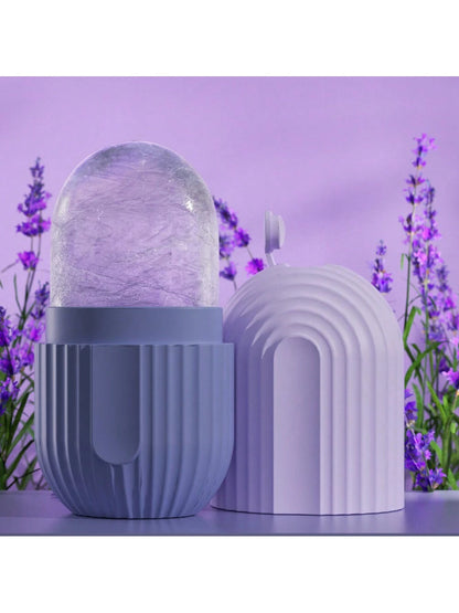1pc Silicone Ice Massage Roller- Massage Skin- Beauty Facial Massage Roller, Suitable For Eyes, Neck And Face- Skincare Tool, Beauty, Skincare Product, Spa, Self-Care, Skincare Tool, Facial Care, E