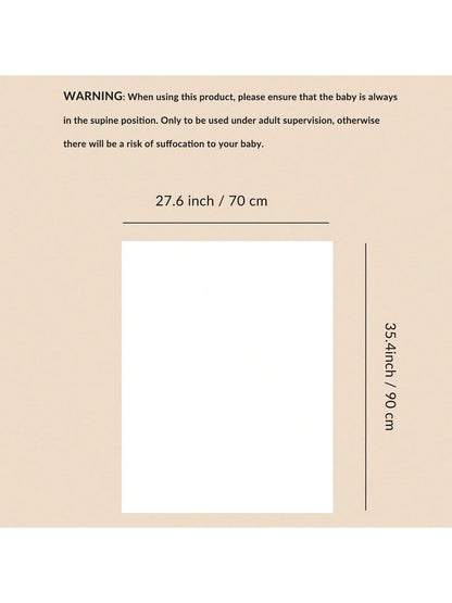 1pc Simple Knitted Baby Blanket For All Seasons, Suitable For Stroller Cover Love Valentine