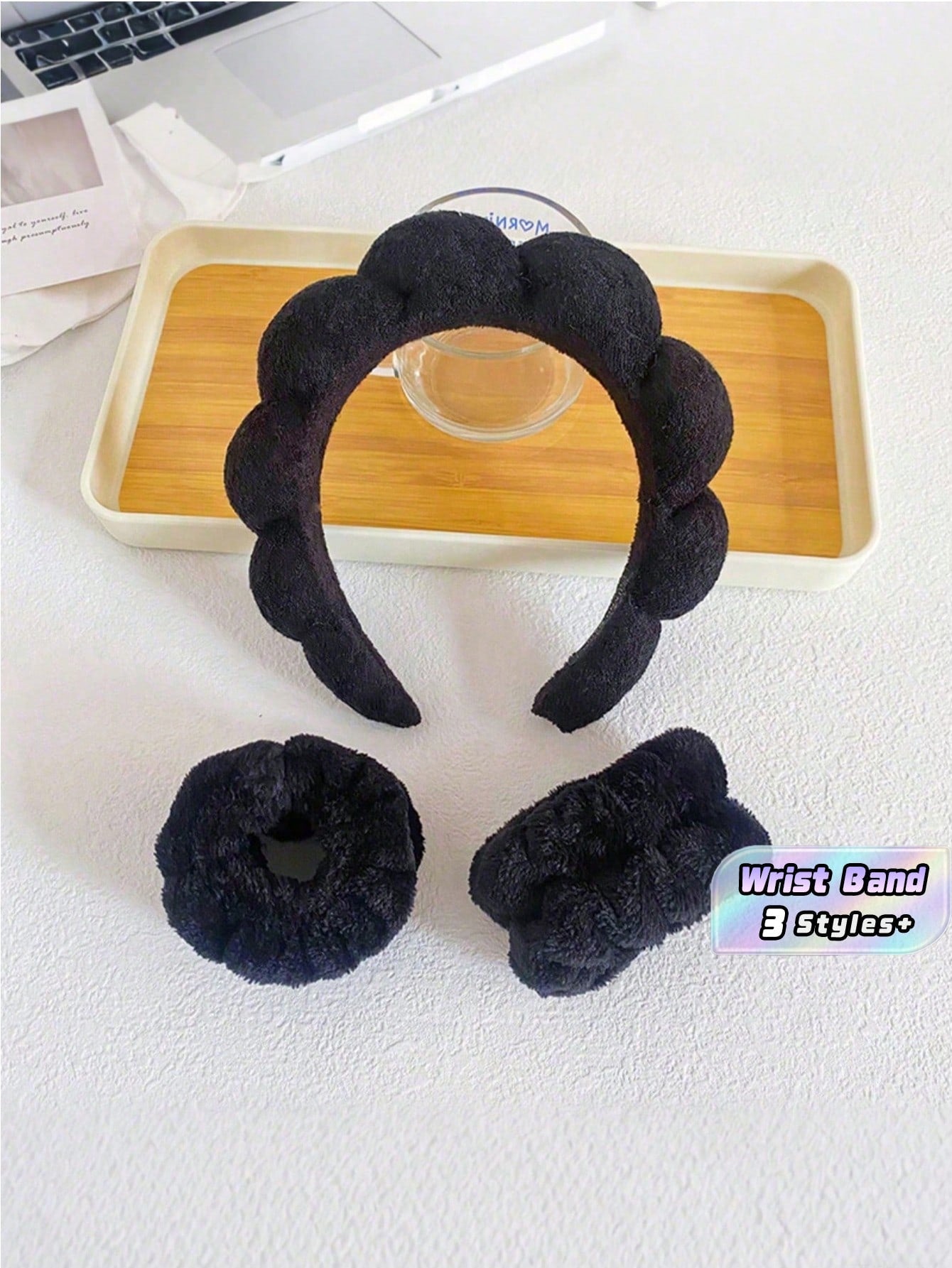1PC Sponge Headband Wrist Band Yoga Running Skin Care Moisture Wicking Hair Band Facial Mask Cleaning And Exercise Neutral Fitness And Beauty Accessories Fashion Gym Self Care Bathroom Necessities Hai