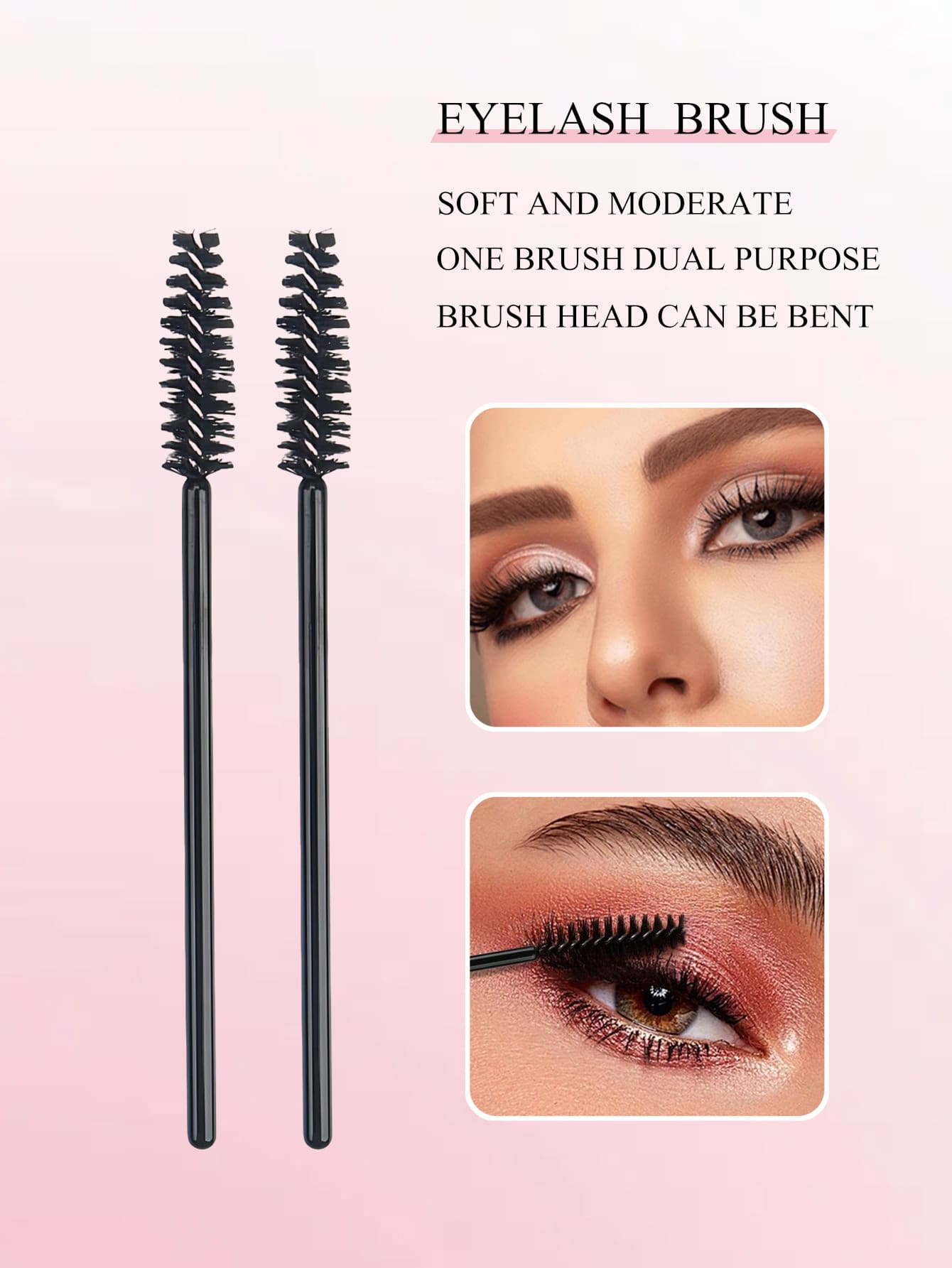 1pc Stainless Steel Eyelash Curler With Transparent Glitter Handle, Natural Curl, Easy Styling Without Damaging Hair, Makeup Tool, Suitable For Commercial And Home Use, Travel Portable, Vanity Essenti