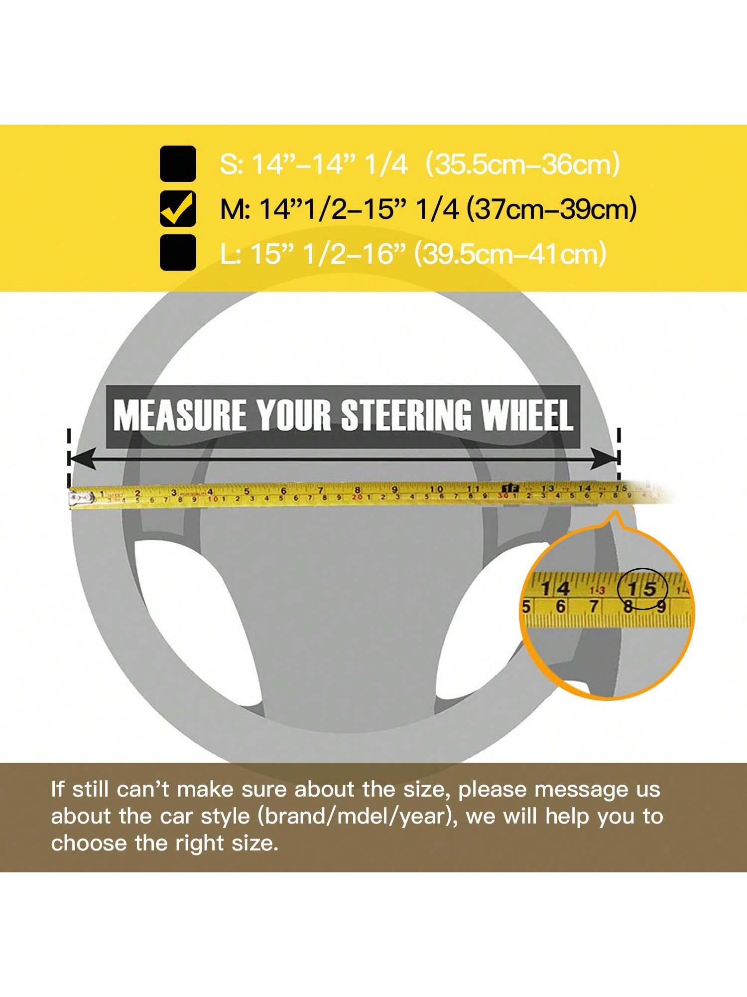 1pc Steering Wheel Cover For Women Men Bling Bling Crystal Diamond Sparkling Car SUV Wheel Protector Universal Fit 15 Inch