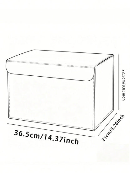1pc Storage Box, Storage Bin, Organizer Box, Large Capacity Felt Storage Container, Floral Print Design, Baby Room Organization Essential, Easily Store Baby Clothes, Blankets, Bedding, Sundries, Can B