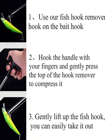 1pc T-Shaped Fish Hook Remover- Aluminum Alloy Fishing Tool With Ergonomic Handle & Blue Handle For Efficient Hook Separation, Ideal For Holiday Gifts (Father'S Day, Christmas, Thanksgiving), Fishing