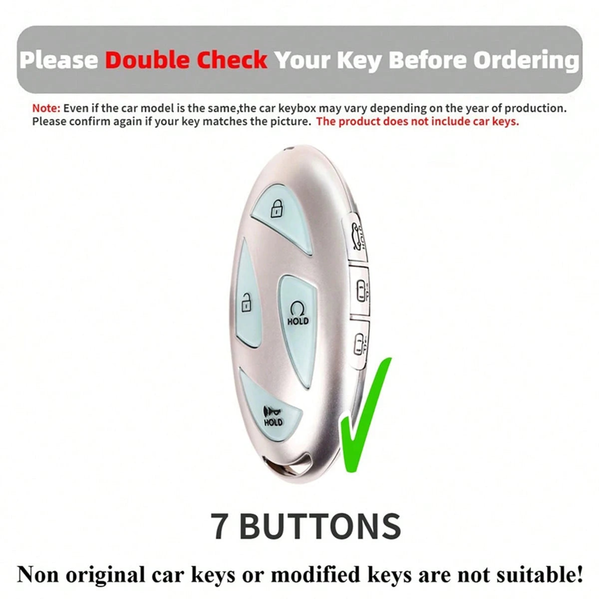 1pc TPU Material Car Key Cover, Compatible With Hyundai Ioniq 6, Grandeur, GN7, KONA 2023 2024 Models