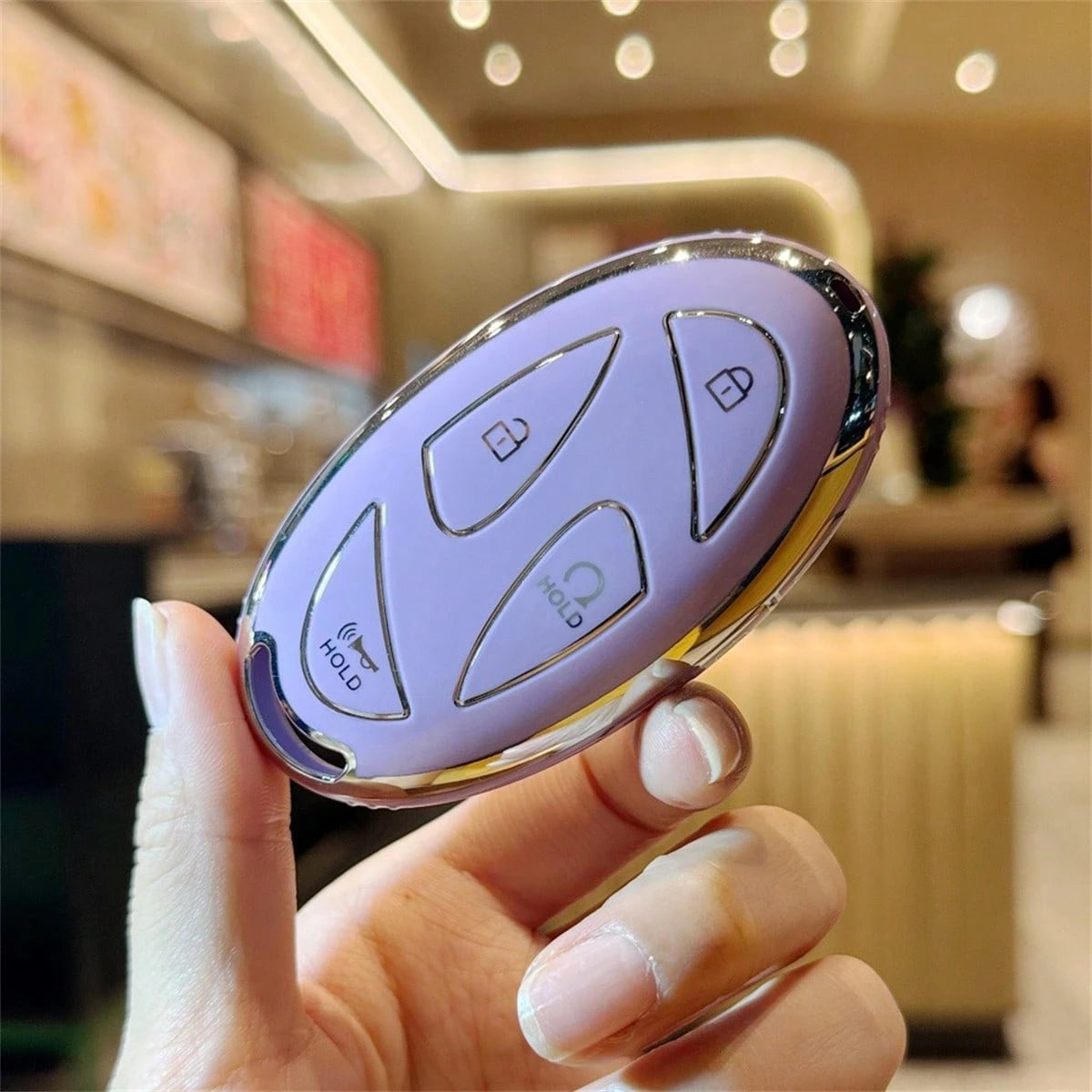 1pc TPU Material Car Key Cover, Compatible With Hyundai Ioniq 6, Grandeur, GN7, KONA 2023 2024 Models