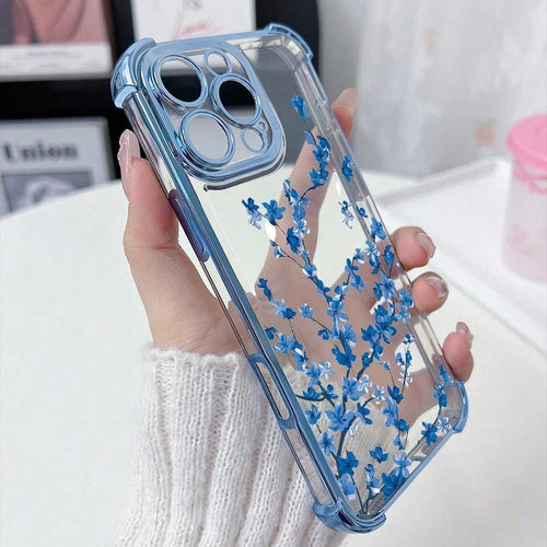 1pc Transparent TPU Shockproof Protective Case Compatible With IPhone 17 Air, 17 Pro Max, 11, 15 Pro Max, 14 Pro Max/Galaxy,/Honor/Note 13 Pro/12C/13C/S25 Ultra/S24 Ultra/16/16 Pro/16 Pro Max/14/14 P