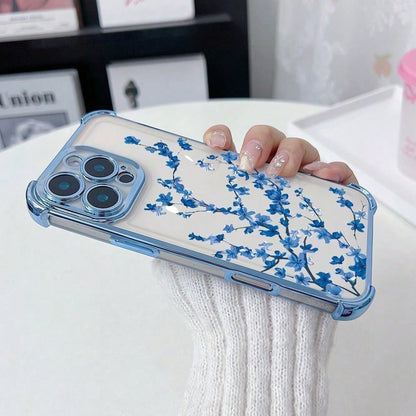 1pc Transparent TPU Shockproof Protective Case Compatible With IPhone 17 Air, 17 Pro Max, 11, 15 Pro Max, 14 Pro Max/Galaxy,/Honor/Note 13 Pro/12C/13C/S25 Ultra/S24 Ultra/16/16 Pro/16 Pro Max/14/14 P