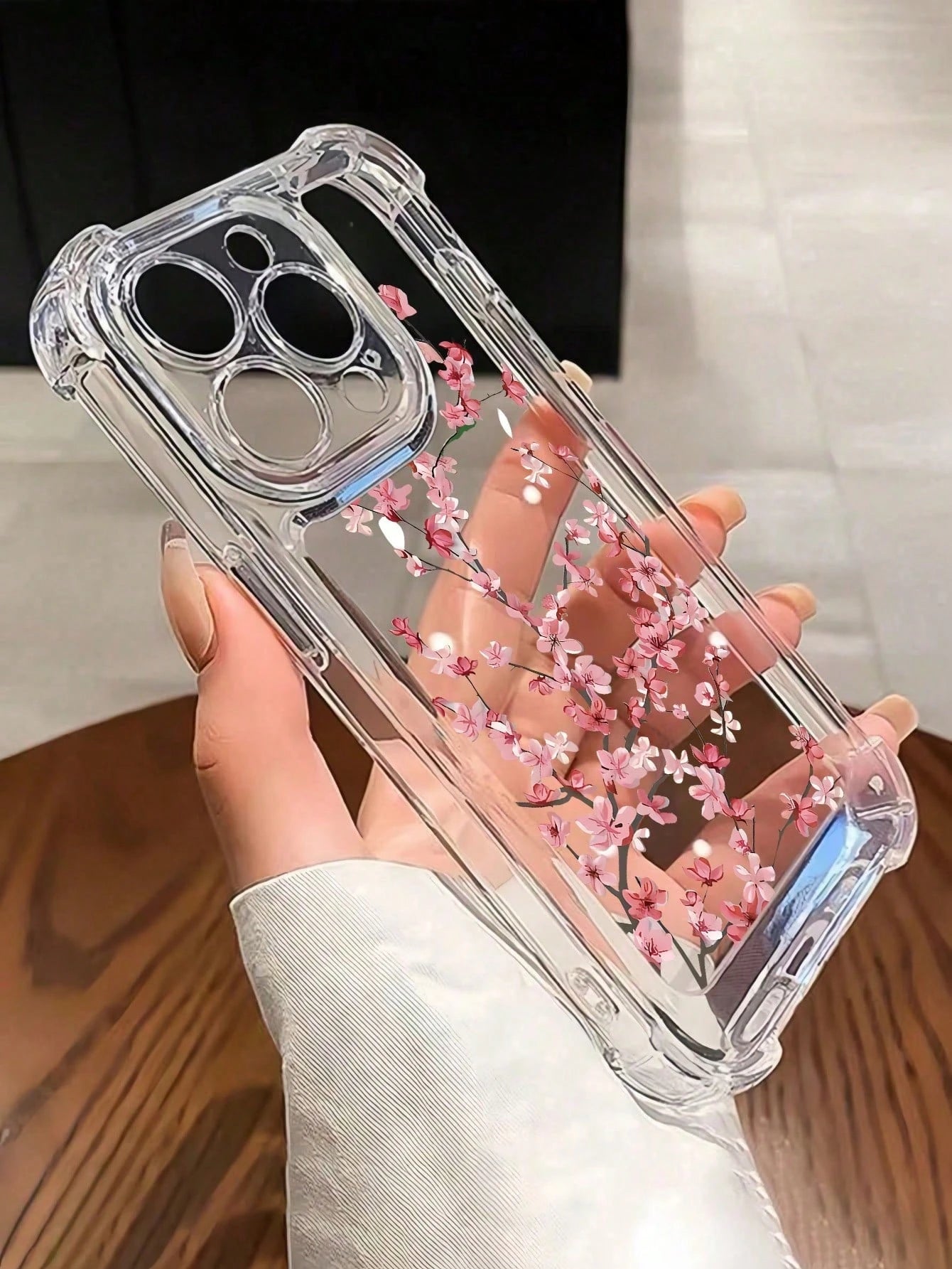 1pc Transparent TPU Shockproof Protective Case Compatible With IPhone 17 Air, 17 Pro Max, 11, 15 Pro Max, 14 Pro Max/Galaxy,/Honor/Note 13 Pro/12C/13C/S25 Ultra/S24 Ultra/16/16 Pro/16 Pro Max/14/14 P