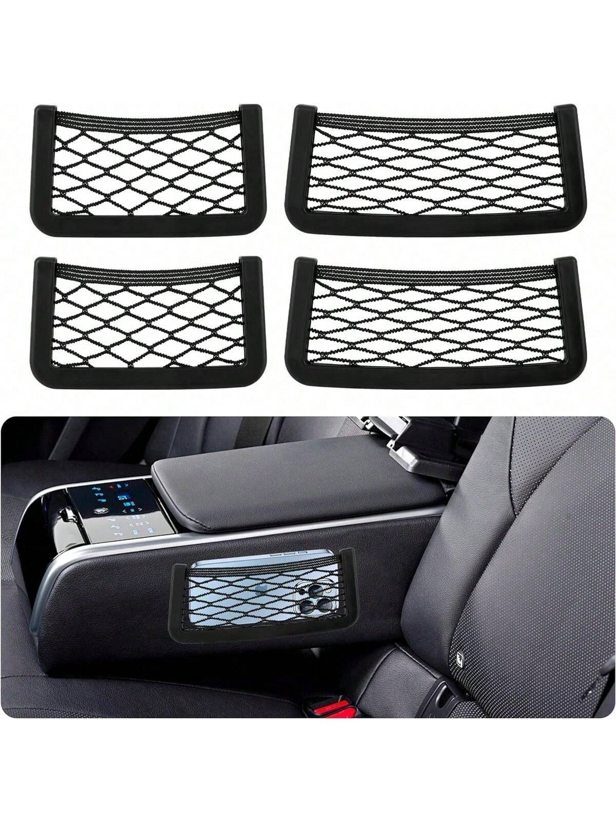 1pc Universal Car & RV Adhesive Storage Net- Phone Holder & Extra Space Organizer- Easy Installation, Durable, Fits All Vehicles, Sizes: 8cm*15cm, 8cm*20cm, 11cm*30cm