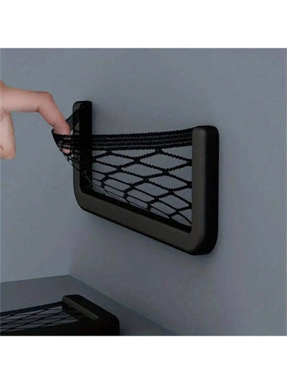 1pc Universal Car & RV Adhesive Storage Net- Phone Holder & Extra Space Organizer- Easy Installation, Durable, Fits All Vehicles, Sizes: 8cm*15cm, 8cm*20cm, 11cm*30cm