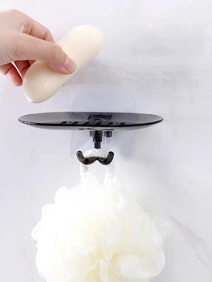 1pc Wall Mounted Soap Dish Home Bathroom Decor Fall Decor Back To School